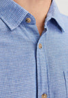 Jack & Jones Abel Short Sleeve Shirt, Ensign Blue