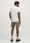 Jack & Jones Abel Short Sleeve Shirt, Cloud Dancer