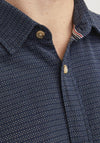 Jack & Jones Abel Short Sleeve Shirt, Navy Blazer