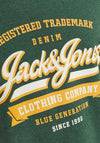 Jack & Jones Logo T-Shirt, Dark Green