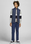 Jack & Jones Boys Multi Bodywarmer, Navy Blazer