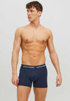 Jack & Jones Anthony 3 Pack Trunks, Blue Nights
