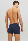 Jack & Jones Anthony 3 Pack Trunks, Blue Nights