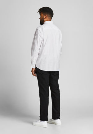 Jack & Jones + Fit Oxford Shirt, White