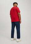 Jack & Jones + Fit Logo T-Shirt, True Red