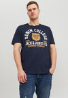 Jack & Jones + Fit Logo T-Shirt, Sky Captain