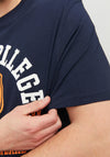 Jack & Jones + Fit Logo T-Shirt, Sky Captain