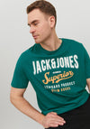 Jack & Jones + Fit Logo T-Shirt, Storm