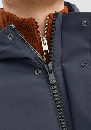 Jack & Jones Blake Parka Jacket, Dark Navy