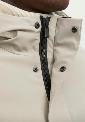 Jack & Jones Blake Parka Jacket, Weathered Teak