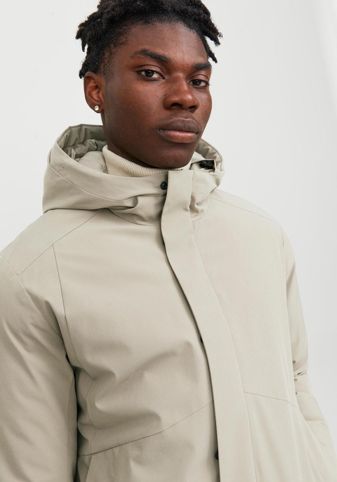 Jack & Jones Blake Parka Jacket, Weathered Teak