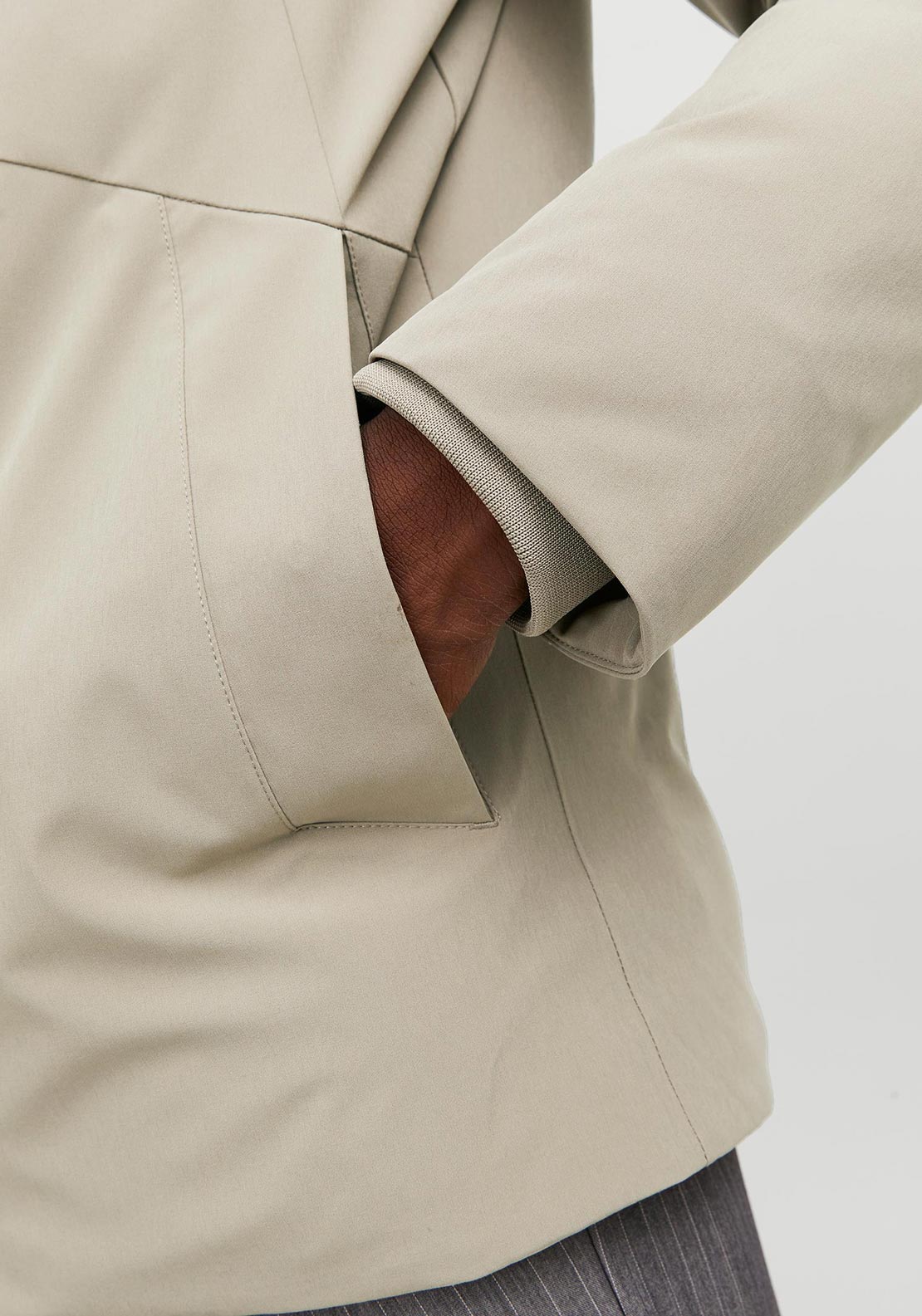 Jack & Jones Blake Parka Jacket, Weathered Teak