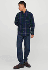 Jack & Jones Brook Corduroy Shirt, Night Sky