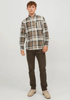 Jack & Jones Brook Corduroy Shirt, Pelican