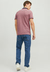 Jack & Jones Paulos Plain Polo Shirt, Rio Red