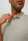 Jack & Jones Paulos Plain Polo Shirt, Beige