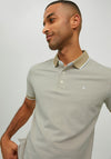 Jack & Jones Paulos Plain Polo Shirt, Beige