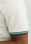 Jack & Jones Paulos Plain Polo Shirt, Light Beige