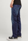 Jack & Jones Clark Original Regular Fit Jeans, Blue Denim