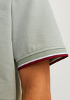 Jack & Jones Bluwin Polo Shirt, Lily Pad