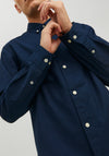 Jack & Jones Plain Oxford Shirt, Navy Blazer