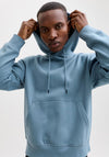 Jack & Jones Star Hoodie, Blue Mirage