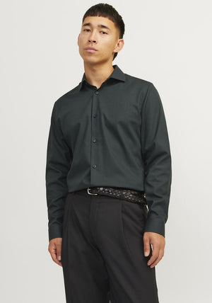 Jack & Jones Premium Parker Shirt, Green Black