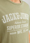 Jack & Jones Jeans T-Shirt, Oil Green