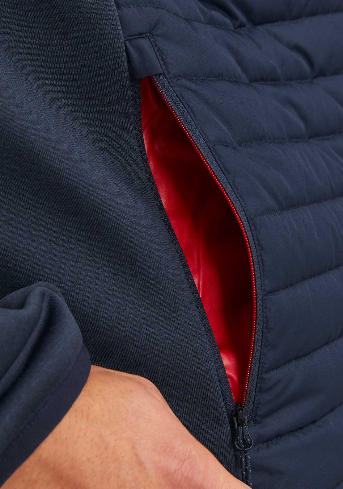Jack & Jones Quilted Jacket, Navy Blazer