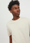 Jack & Jones Bradley Plain T-Shirt, Moonbeam