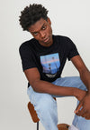 Jack & Jones Ester Picture T-Shirt, Black