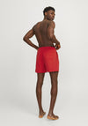 Jack & Jones Fiji Swim Shorts, True Red