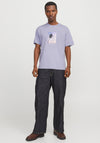 Jack & Jones Ester Picture T-Shirt, Lilac