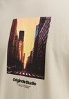 Jack & Jones Ester Picture T-Shirt, Beige
