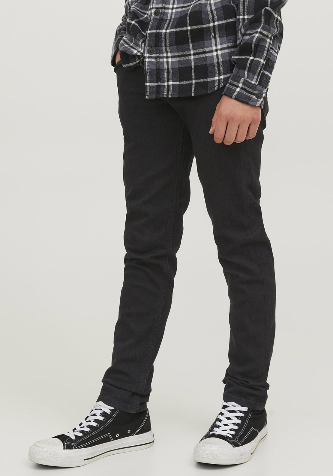 Jack & Jones Boy Glenn Slim Fit Jean, Black