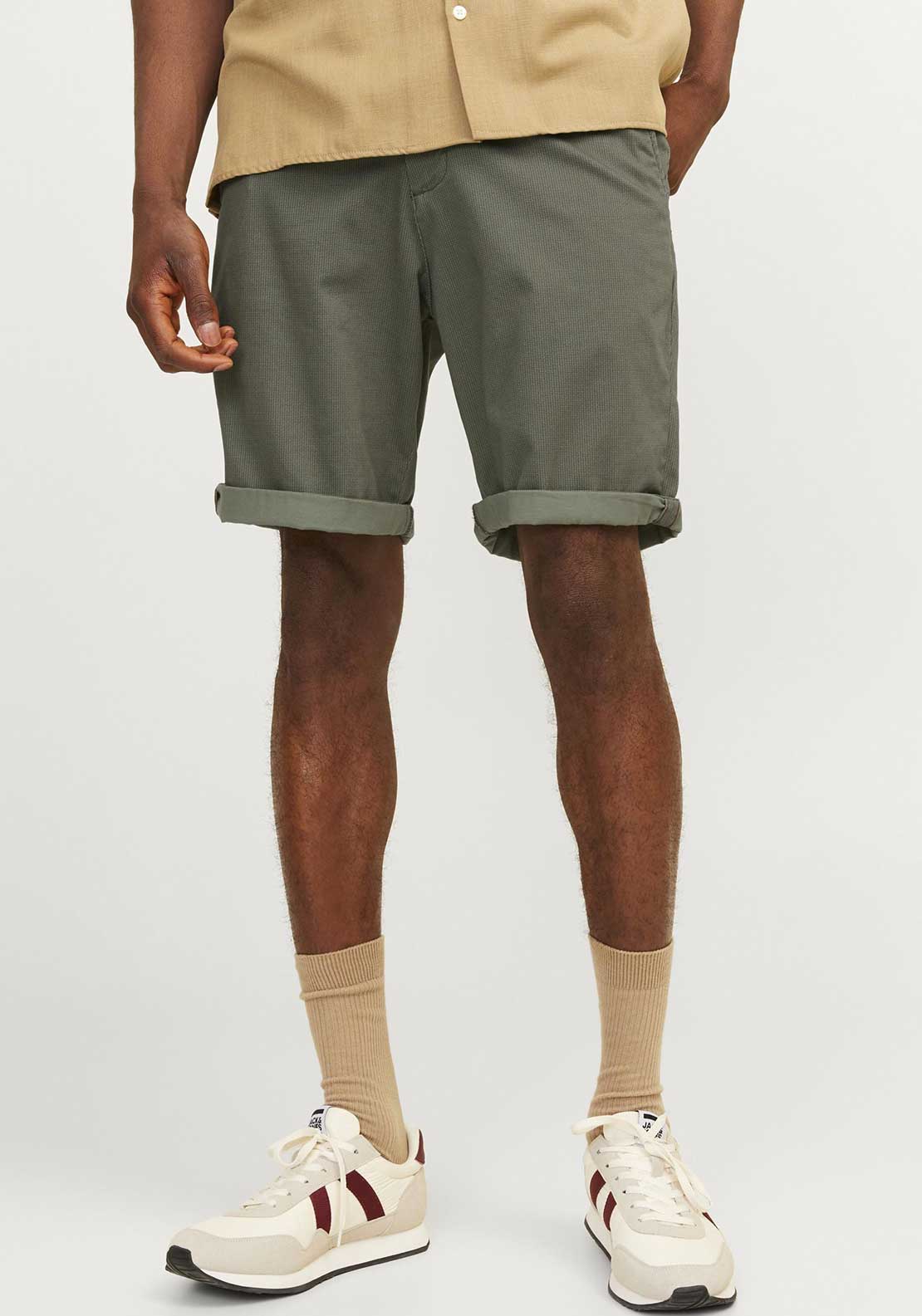 Jack & Jones Bowie Printed Shorts, Olive