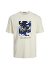 Jack & Jones Boy Ruba Short Sleeve Tee, Buttercream