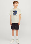 Jack & Jones Boy Ruba Short Sleeve Tee, Buttercream