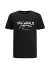 Jack & Jones Boy Ruba Short Sleeve Tee, Black