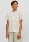 Jack & Jones Boys Urban Edge Short Sleeve Tee, Moonbeam