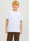 Jack & Jones Boys Urban Edge Short Sleeve Tee, White