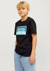 Jack & Jones Boys Logan Two Pack Short Sleeve Tee, Multi