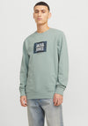Jack & Jones Hudson Sweatshirt, Iceberg Green