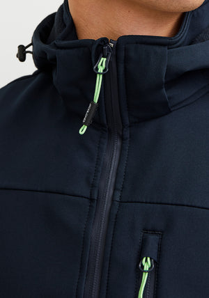 Jack & Jones Theo Softshell Jacket, Navy