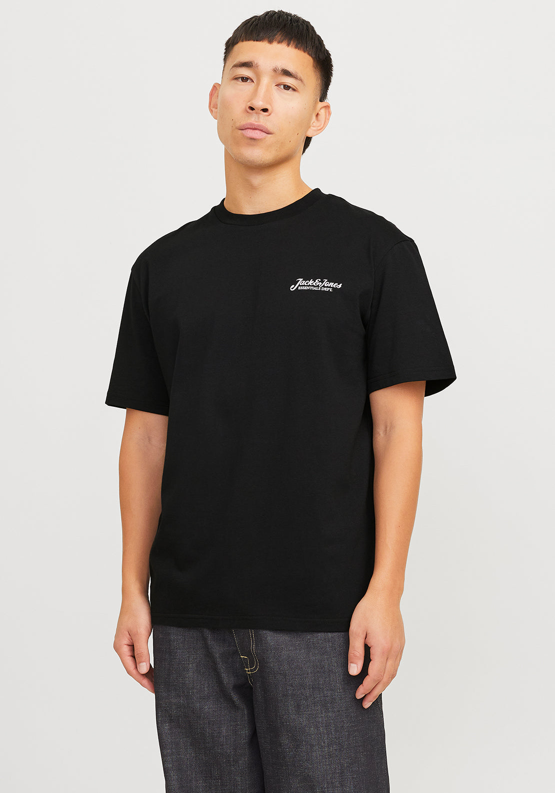 Jack & Jones Beau Crew Neck T-Shirt, Black