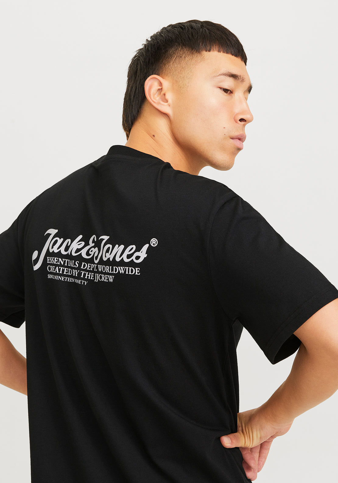 Jack & Jones Beau Crew Neck T-Shirt, Black