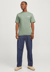 Jack & Jones Beau Crew Neck T-Shirt, Iceberg Green