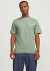 Jack & Jones Beau Crew Neck T-Shirt, Iceberg Green