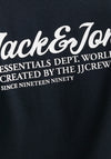 Jack & Jones Beau Crew Neck T-Shirt, Navy