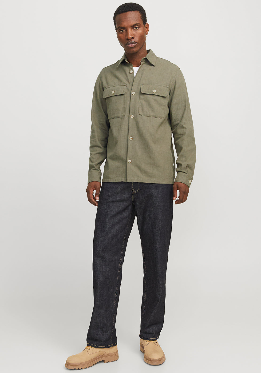 Jack & Jones Raymond Overshirt, Tea Leaf Green